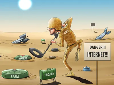 Cartoon for internet safety