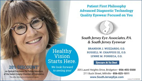 Ad for south jersey eye associates