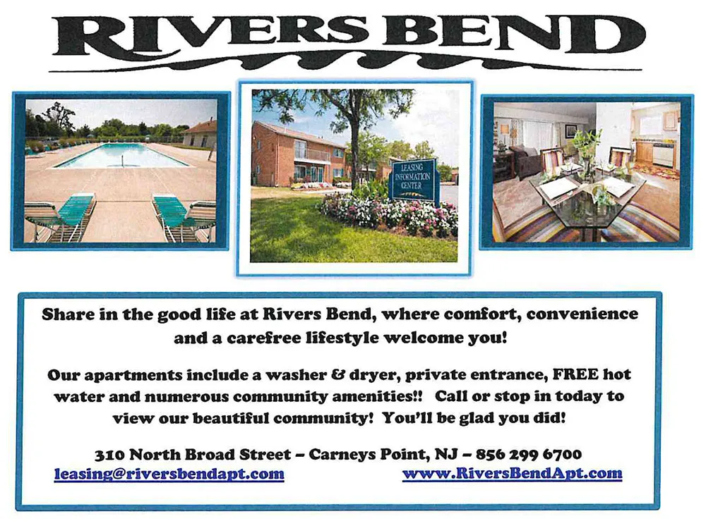 Advert for riversbend apartments