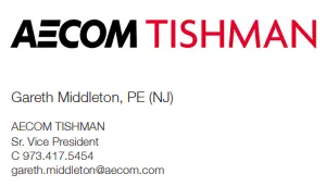 AECOM business card